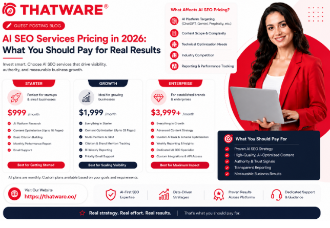 AI SEO Services Pricing in 2026: What You Should Pay for Real Results